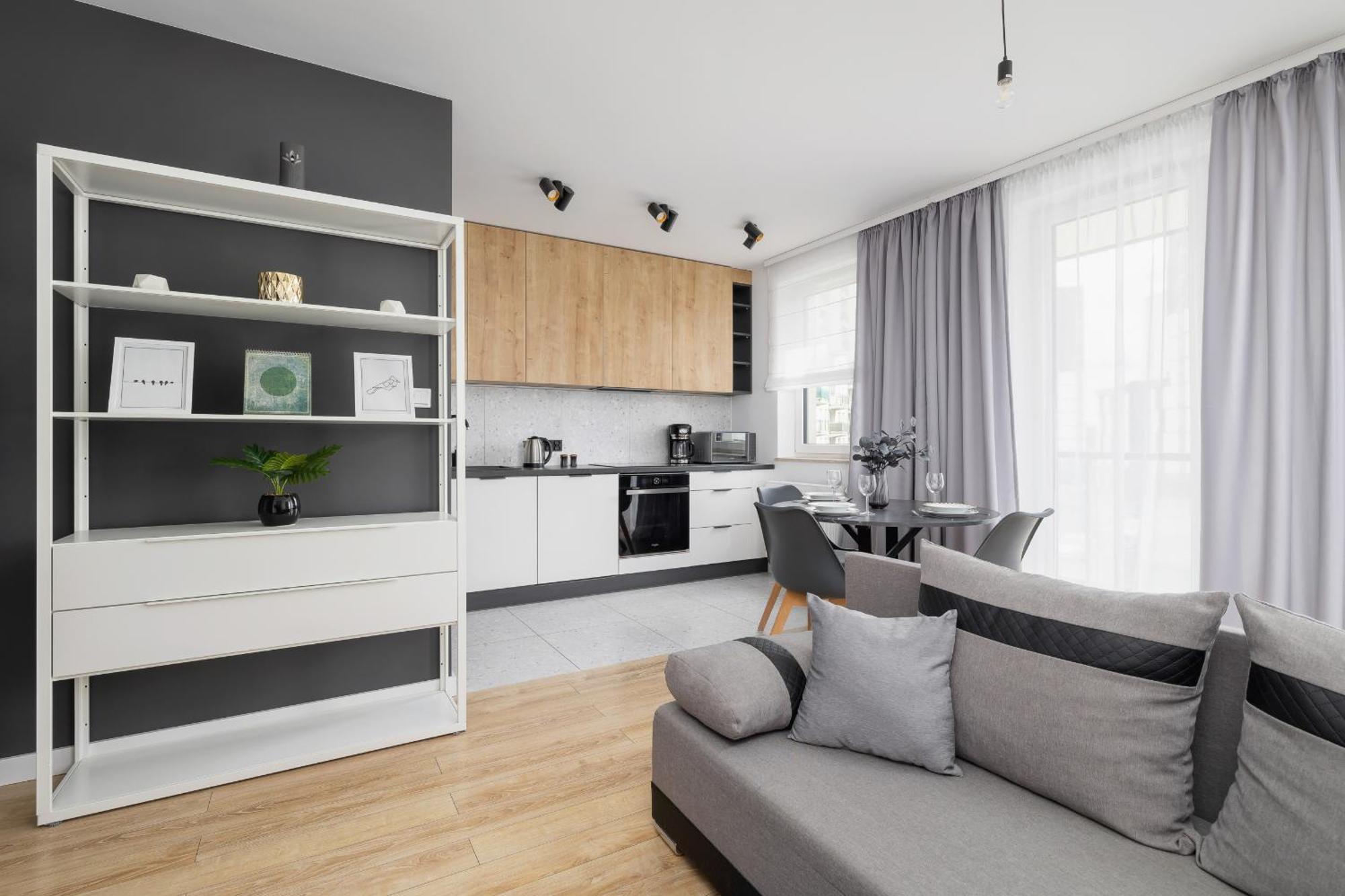 Elegant Apartment In Cracow With Balcony, Parking And Desk By Noclegi Renters Cracovia Exterior foto